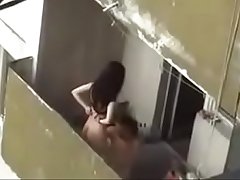 horny indian couples from mumbai fucking in balcony