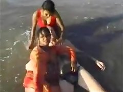 Indian Sluts With A White GUy Outdoors