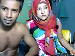 Sexy Desi couple webcam fucks