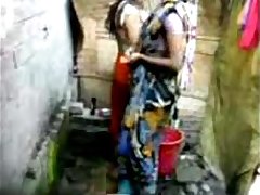 bangla desi village girl bathing in dhaka