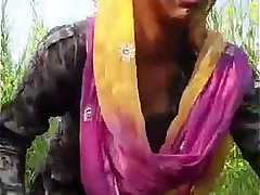 desi girl friend in Open feilds khet