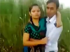 Desi Couple Romance And Kissing In Fields Outdoor