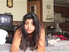 Amateur Indian Girlfriend With Small Tits Pleasing Cock